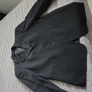 Black Hugo Boss 3 button suit coat.